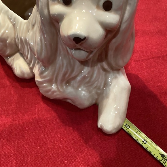 🟡 Ceramic Dog Planter, I think it’s a Cocker Spaniel, in really nice condition - Picture 9 of 10